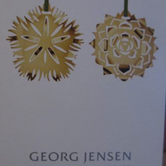 Georg Jensen - Jólaóróar litlir - 2020 - gull blóm og rós