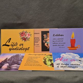 Myndir, merki og plattar
