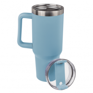 Thermo brúsi með handfangi - 1.2 L - blár