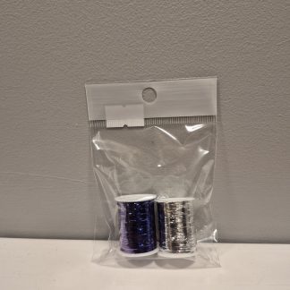 Hannyrðir útsaumsgarn metallic